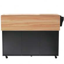 Storage Islands & Carts - 黑色+自然色+MDF+歐式 - 查看 3