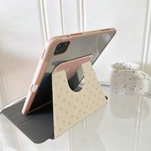 1件百合花印花平板保護殼，適用於 iPad Air 6/5/4 &10 (10.9 吋) - 適用於 iPad Pro 2024、Air M3/A16 2025，適用於 Galaxy Tab S9 FE/S8 Plus/S7/S10，適用於 OPPO Pad，適用於 MatePad，適用於 Vivo Pad，適用於 Honor Pad，適用於 Xiaoxin Pad - 彩色 - 查看 7