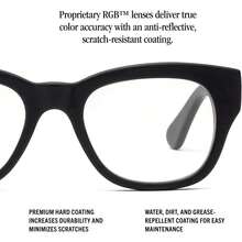 Gafas de Lectura Unisex CADDIS Miklos con Aumento - Negro Mate - Ver 4