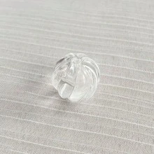 20顆透明壓克力南瓜穿孔珠，透明色南瓜散珠，DIY手鍊吊飾手工珠寶配件 - 彩色 - 查看 18