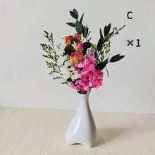 1/2/6Pcs Finished Gift Bouquet, Artificial Mini Flower Bouquet, Faux Floral Decor Gift For Valentine Christmas Mother's Day Anniversary, Photo Prop & Gift Shop Ornament (No Vase Included) - Multicolor - View 18