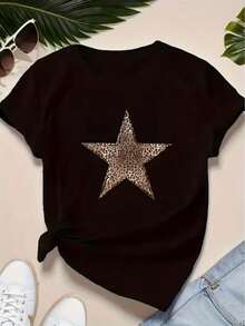 Women T-Shirts - Black - View 7