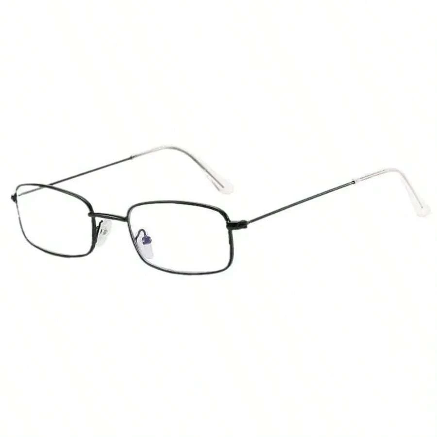 Vintage Personalized Metal Thin Frame Rectangular Glasses Frames Unisex Minimalist - Multiple Styles - View 1