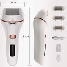 Electric Foot File Rechargeable Callus Hard Skin Remover Feet Pedicure 2 Speeds - View 7