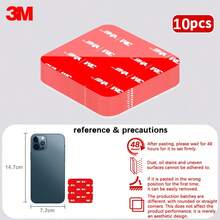 3M Double-Sided Adhesive VHB Tape - Film - Strong - Fixed - Waterproof - High Viscosity - Transparent Adhesive - Transparent - View 18