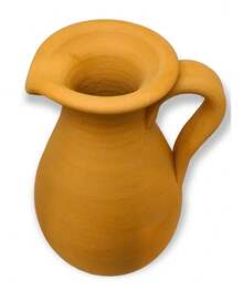Jarro De Barro Alto Com Alça Decoração Água Fresca Vaso Decorativo 1,5l - 1PC - Visão 5