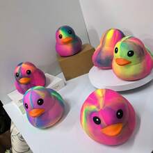 1 Peça Brinquedo de Apertar Pato Gigante, Rebote Lento, Tamanho Extra Grande, Gadget de Alívio de Estresse e Descompressão, Envio Aleatório - Multicolorido - Visão 10