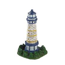 1pc Resin Lighthouse & Wood-Look Boat Aquarium Ornament Set, Nautical Fish Tank Decor, Aquascape Landscape Accessory - A - View 11