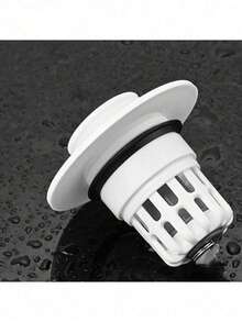 1pc Pop-Up Sink Drain Stopper - Multi-Functional Press-Type Filter, Durable Plastic Material, Bathroom Sink Anti-Clogging, Essential Drainage Accessory, Sink Filter, Household Hair Catcher, Restaurant Kitchen Food Residue Filter, Bathroom Accessory Small Item / Bathroom Essential, Minimalist Elegant Appearance, Washbasin Matching Accessory - Multicolor - View 7