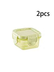 1/2/6pcs Mini Food Storage Containers, Mini Transparent Containers With Lids, Sealed Food Storage Boxes, Rectangular Plastic Sealed Storage Boxes, Small Food Containers Plastic Sealed Boxes, Multi-Functional Seasoning Boxes, School Supplies, Student Essentials - Multicolor - View 27