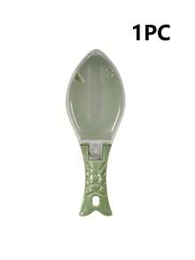 1pc Manual Fish Scale Remover With Lid, Fish Scale Scraper, Kitchen Fish Scale Peeler, Fish Scale Removal Tool, Kitchen Fish Processing Tool - View 15