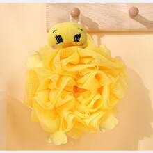 1pc New Large Duck Bath Sponge, Durable Non-Shedding Mesh Bath Ball, Soft Cartoon Foaming Bath Net, Wholesale Bath Flower Ball - View 8