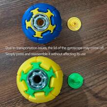 Colorful 3D Printed Press & Rotate Fidget Ball, Durable Desktop Stress Relief Rotating Toy, Pocket Sensory Toy, Suitable For Office, School, Travel - Multicolor - View 12