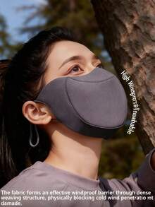 1pc Thickened Adult Sun Protection Mask, Windproof Detachable Design, Unisex, Washable, High UV Protection, Suitable For Cycling, Hiking - Multicolor - View 6