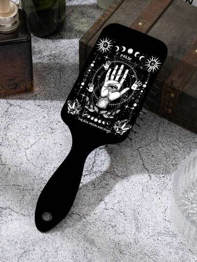 1 pente de massagem com estampado Eye Of The World de Halloween, popular transfronteiriça