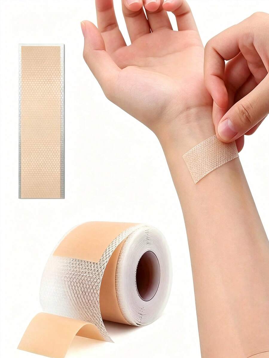 Breathable Invisible Scar Tape, Waterproof Self-Adhesive Tape.Reathable Silicone Scar Cover Strips - Invisible, Waterproof & Hypoallergenic For Sports & Outdoor Use - Perfect Halloween/Christmas Gift - Multicolor - View 1