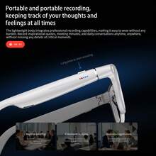 LOKMAT X01 Smart Glasses With Built-In ChatGPT, 8MP Camera, Supports 26 Languages AI Translation, Voice Assistant And Voice Control, WiFi 4.0, Bluetooth 5.3, Smart Glasses - View 9