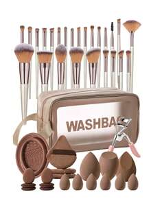 46pcs Professional Makeup Tool Set Suitable For Beginners - Multicolor - View 1
