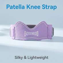 Taro Purple 22g Lightweight Lycra Patella Strap, Adjustable Compression Knee Support Band For Running And Fitness - Multicolor - View 5
