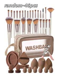 46pcs Professional Makeup Tool Set Suitable For Beginners - Multicolor - View 9