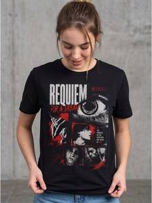 Men T-Shirts - 黑色 - 查看 3