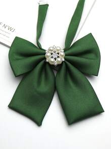 1pc Square Collar Bow Tie Suitable For Shirts, College Style, Daily, Party, Gift, Streetwear - Multicolor - View 13
