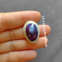 [Purple Conch] 2/10pcs Purple Eye Conch Shells | DIY Handmade Jewelry, Sparkling Ocean Home Decor, Ocean Theme Wedding Gifts, Holiday Decorations - Set - View 6