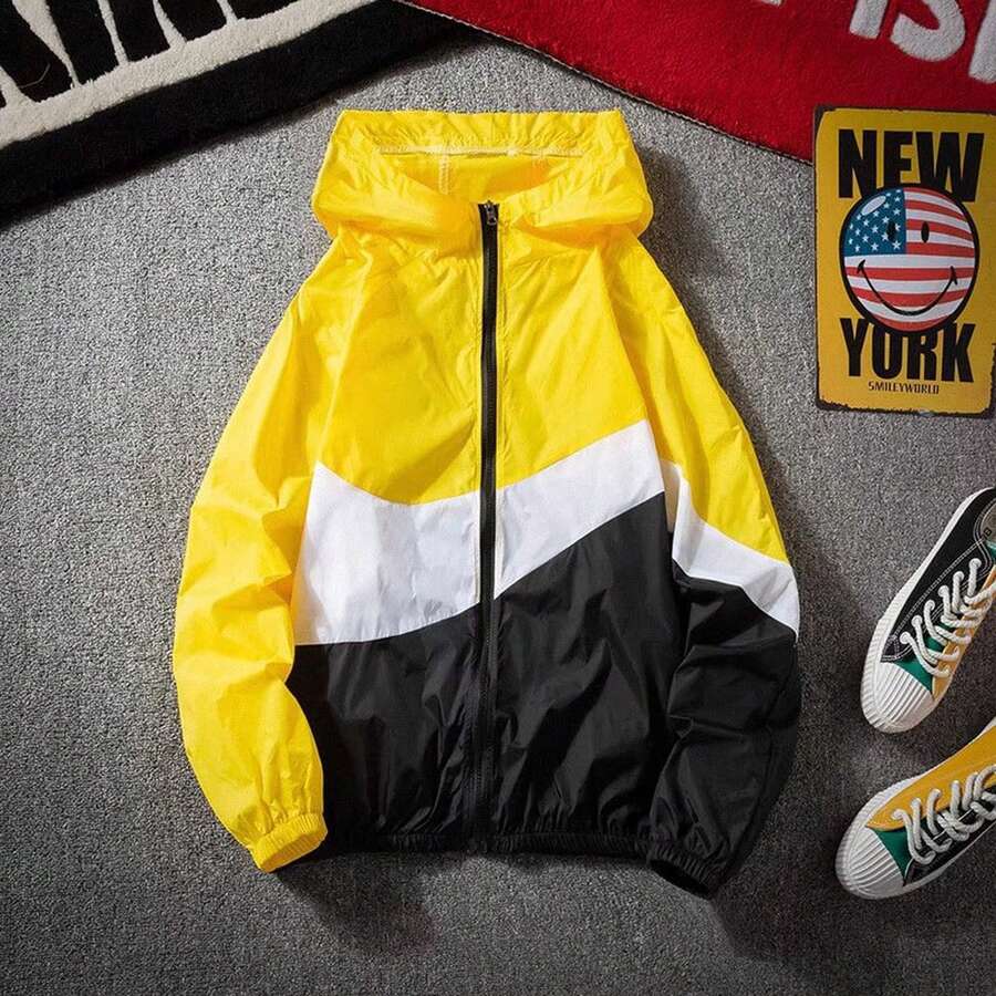 Men Jackets And Coats - Yellow - View 1
