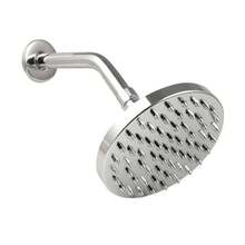 1pc - 4 Inch Round High Pressure Shower Head | Luxury Bathroom Accessory, Easy Installation, Wall-Mounted, Plastic Material, Polished Surface, Suitable For Shower Only. Hotel, B&B Shower, All Holidays, All Seasons - 4-inch Round - View 6