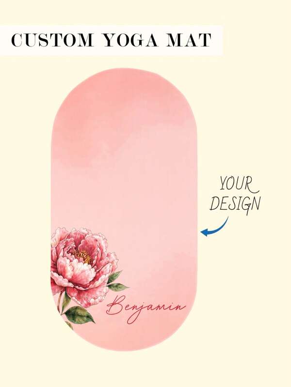 Personalized Yoga Mat; Custom Name/Photo Yoga Mat; Yoga Lover Gift; Custom Fitness Mat