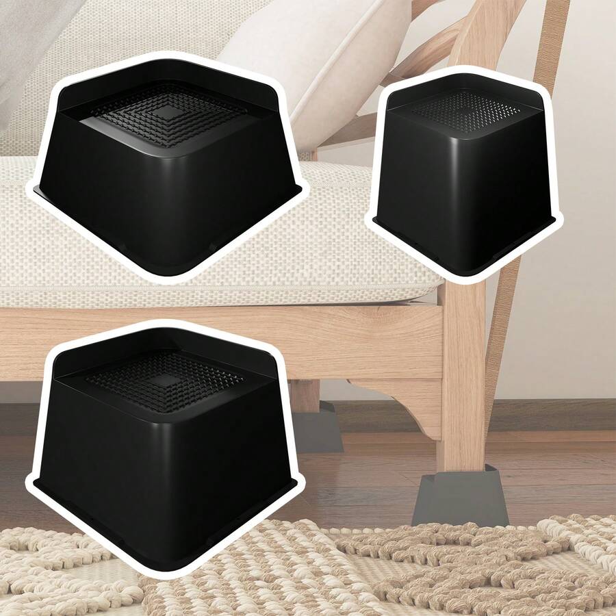 Bed Risers - Black - View 1
