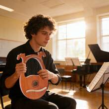 eusmeyusnt Instruments de Musique à Cordes - Couleur du bois - Voir 5