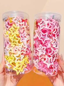 100/60/36/24/12pcs Cute Y2K Five-Pointed Star BB Clips, Durable Non-Slip Hair Accessories - Suitable For Girls And Women, Perfect For Daily Wear And Parties - Multicolor - View 24