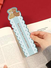 30pcs Vintage Doll Paper Bookmarks-Adorable Vintage Teddy Bear Page Holders, Creative Scrapbooking & Journaling Supplies-Fun Back-To-School & Halloween Gifts - 30pcs/pack - View 7