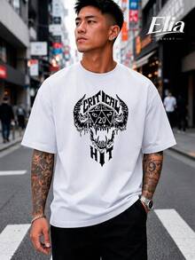 Camiseta Critical Hit RPG Streetwear Unissex 100% Algodão Básica Casual Gamer Nerd Top Premium Lançamento Envio Imediato Várias Cores P ao GG - Branco - Visão 1