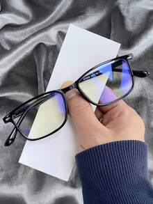 Anti-Blue Light Glasses: Transparent Lenses, Suitable For Men And Women - Fashion Glasses, Y2K Design, Affordable - View 2