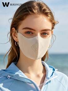Ice Silk Sun Protection Face Mask With Open Design For Easy Drinking, Summer UV Protection Face Mask, Unisex Adult Thickened Version With Sun Protection And Strong Eye Protection, Suitable For Outdoor Cycling And Hiking - A - View 5