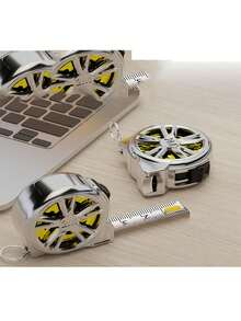 Mini Portable Steel Tape Measure Keychain, Small Soft Steel Measuring Tape For Home And Body Measurements, Waterproof And Rust-Proof - A - View 3