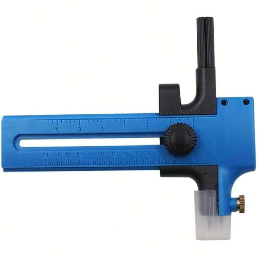 Cortador Cutter De Circular 1 A 15 Cms Azul - Azul - Ver 1