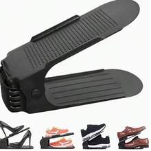 5/10/20pcs Adjustable Shoe Rack - Space-Saving, Easy To Assemble Storage Rack, Height Adjustable, Suitable For Slippers, Sneakers, High Heels And More. Closet Organization - Multicolor - View 7