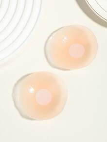2/12pcs Invisible Silicone Adhesive Nipple Covers, Thin Adhesive Nipple Covers Suitable For Various Occasions, Summer Essential - Multi-color - View 3