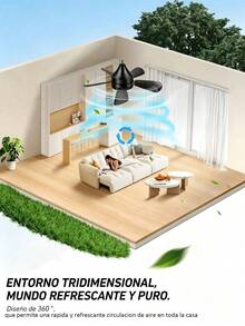Ceiling Fans - Black - View 10
