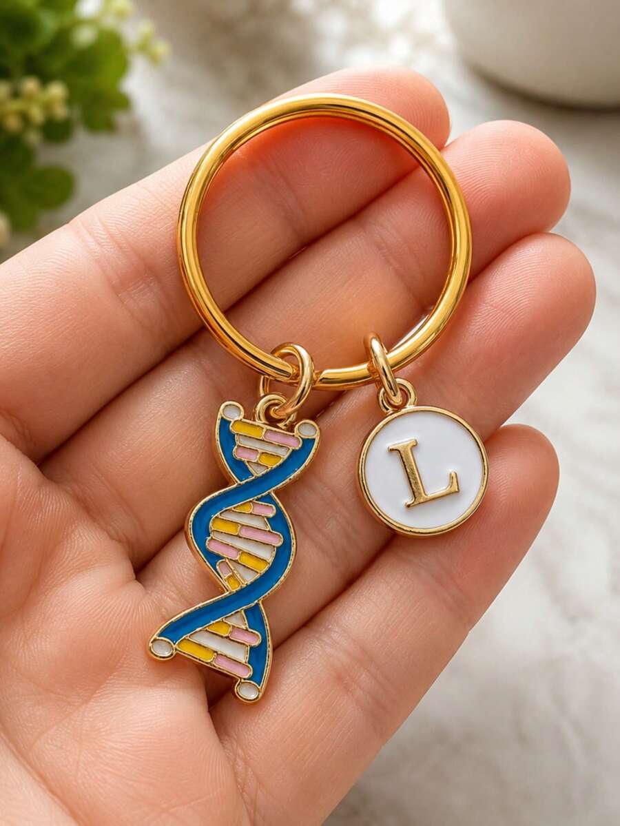 DNA Keychain Gift For Biology Students Gifts For Mother, Father, Graduation, And Teacher