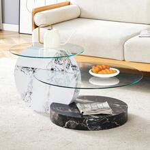 White+Black + MDF+Glass