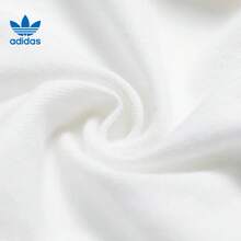 Adidas Clover 3S LS TEE Men's Sports Crew Neck Long Sleeve T-Shirt - White - View 10
