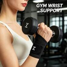 1pc Adjustable Compression Mesh Wrist Support Brace For Gym Weightlifting, Basketball, Tennis, Cycling - Multicolor - View 11