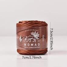 2mm Polyester Braided Yarn Medium Thick Crochet Knitting Thread Multi-Color DIY Handmade Yarn Suitable For Beginners Handwoven Bags Wall Hangings Beading & Weaving Projects - Multicolor - View 6