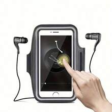 戶外運動手臂帶 - 適用於觸控螢幕手機(螢幕尺寸最高 7 英吋)跑步手機支架 - 輕量反光運動手臂帶,附可調節肩帶 - 適合慢跑與騎單車 - 彩色 - 查看 8