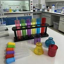 Juego de tazas medidoras mini - Herramienta de aprendizaje de percepción de color, kit de experimentos científicos DIY, kit de experimentos de ciencia de percepción de color - Educativo, adecuado para experimentos simulados y ayudas de enseñanza en el aula de ciencias (accesorios enviados al azar) - sistema de tazas medidoras - Ver 11