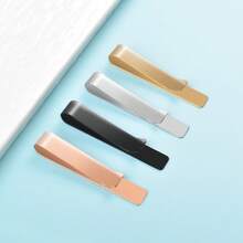 4 Colors Polished Metal Money Clip Slim Portable Cash Card Holder Lightweight Pocket Wallet Clip For Men Business Travel Daily Use - 16A-02475-8 - View 1